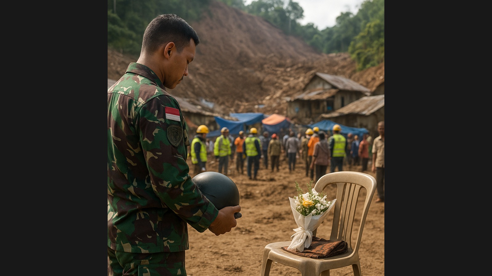 Prajurit TNI Kehilangan Istri dalam Longsor Susulan Saat Bertugas di Aceh Tamiang