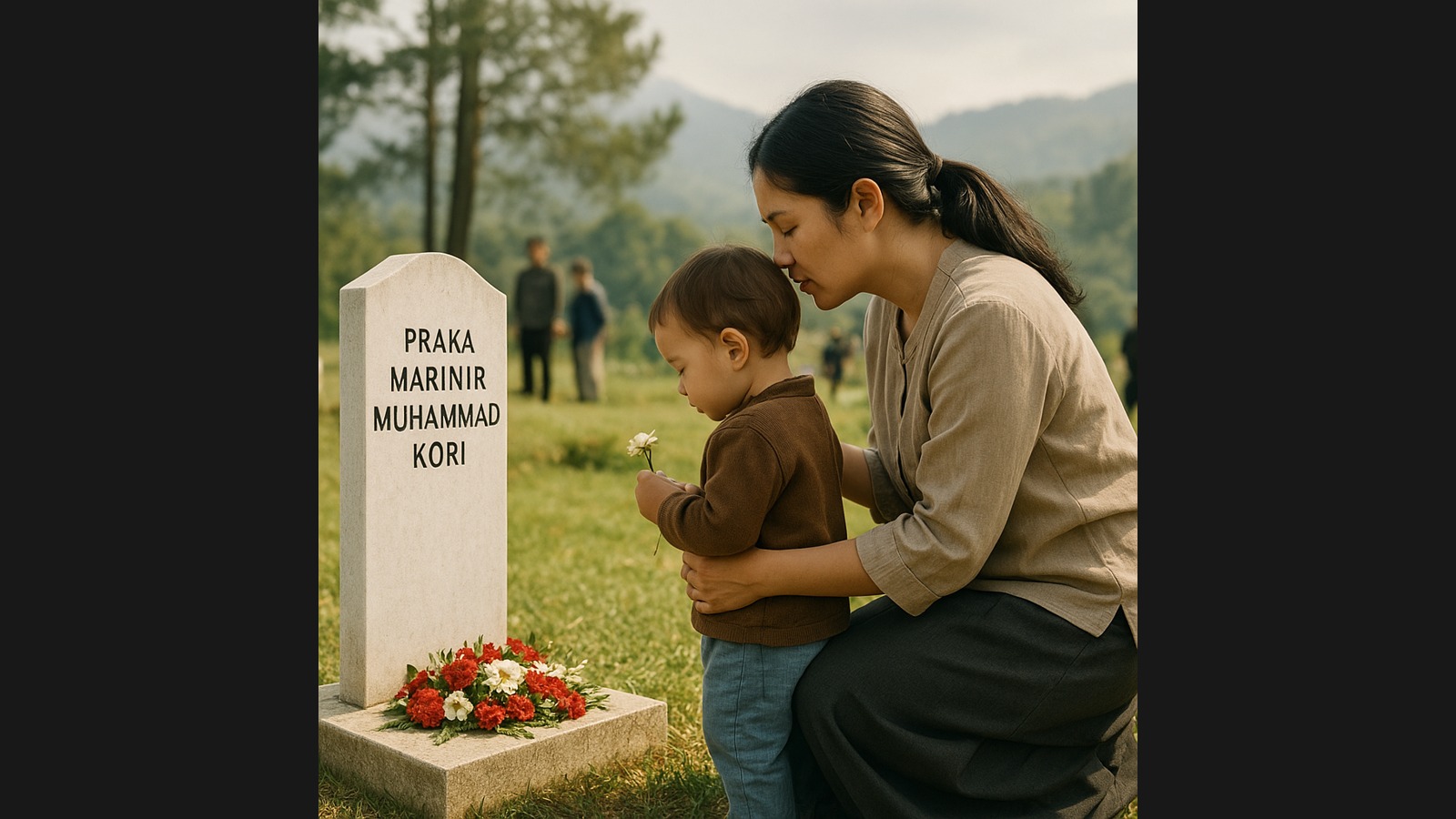 Satgas Yonif 408 Sbh Berduka, Beri Dukungan di Rumah Duka Anggota Yonif 756 di Lanny Jaya