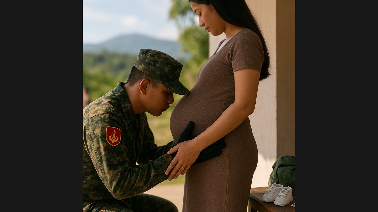 Istri dan Anak Prajurit Marinir Gugur di Cisarua Berpisah di Makam