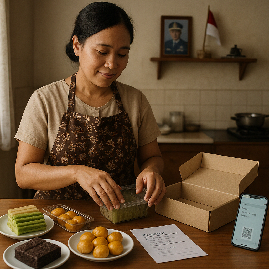 Istri Prajurit TNI AL Jualan Kue Online Demi Tambah Penghasilan Keluarga, Dukung Suami yang Tugas di Kapal