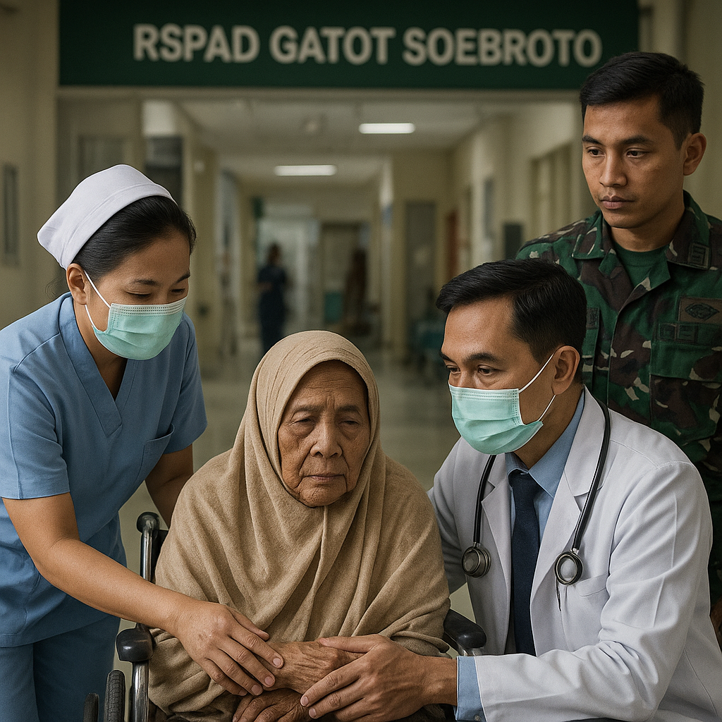 Ibu Berusia 82 Tahun Prajurit di Perbatasan Akhirnya Dirawat di RS Angkatan Darat