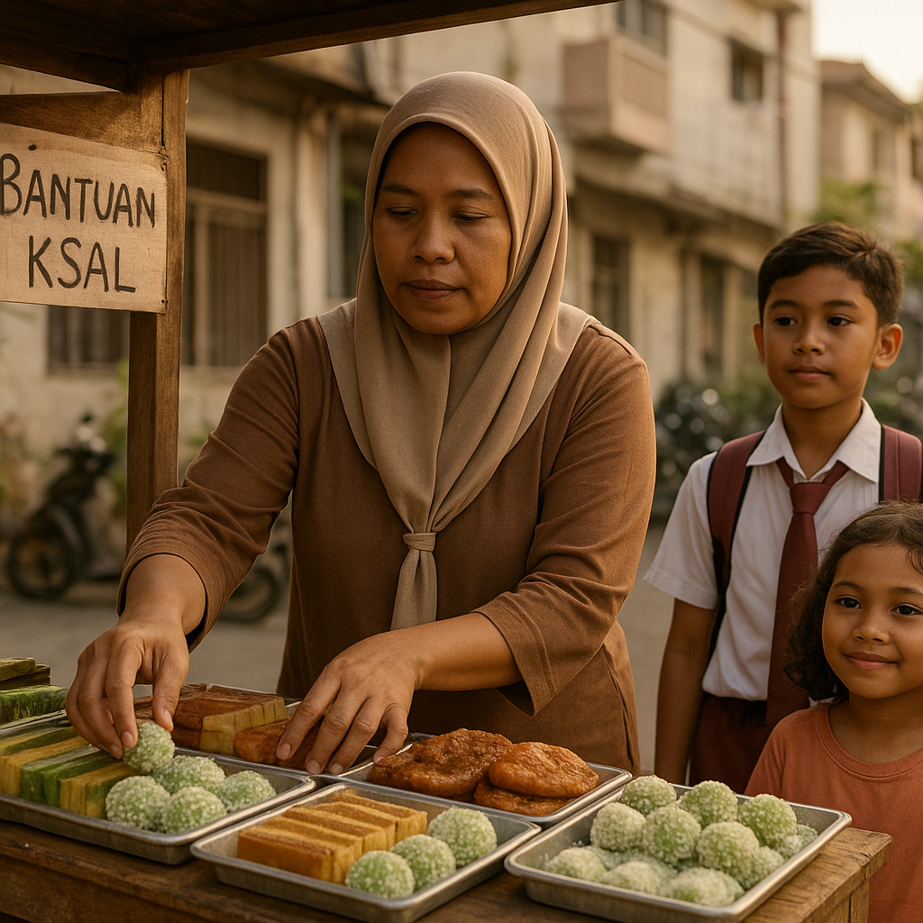 Ibu Prajurit TNI AL Jualan Kue untuk Biayai Pendidikan Anak, Dapat Bantuan dari KSAL