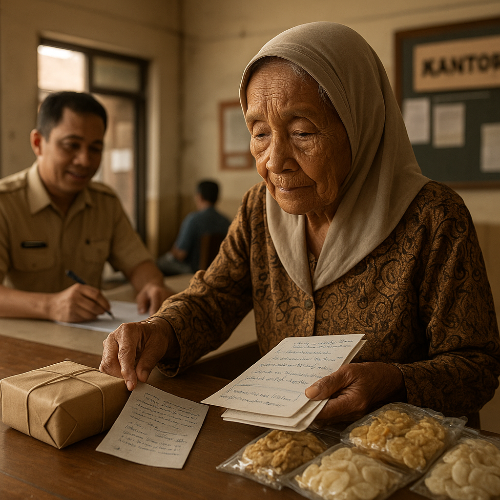 Ibu 82 Tahun Rutin Kirim Surat dan Makanan untuk Anaknya yang Prajurit di Pulau Terluar