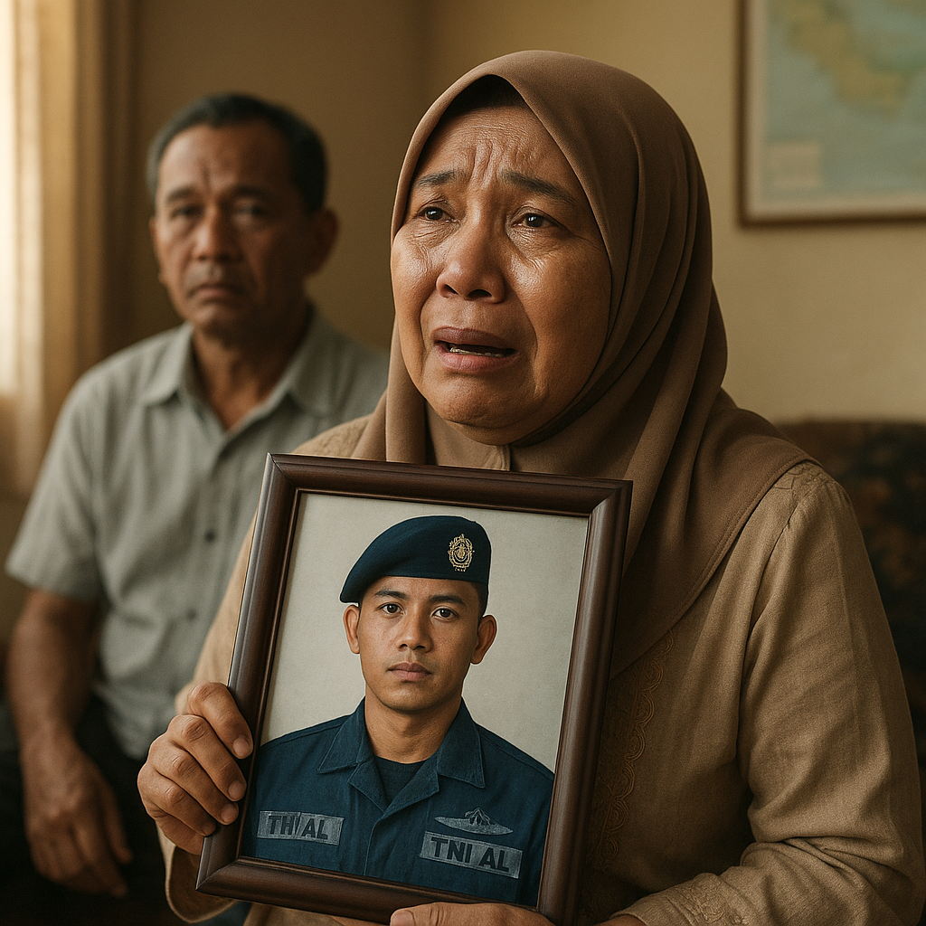 Orang Tua Prajurit TNI AL Bercerita: Anaknya Gugur Saat Evakuasi Bencana, Bangga & Ikhlas