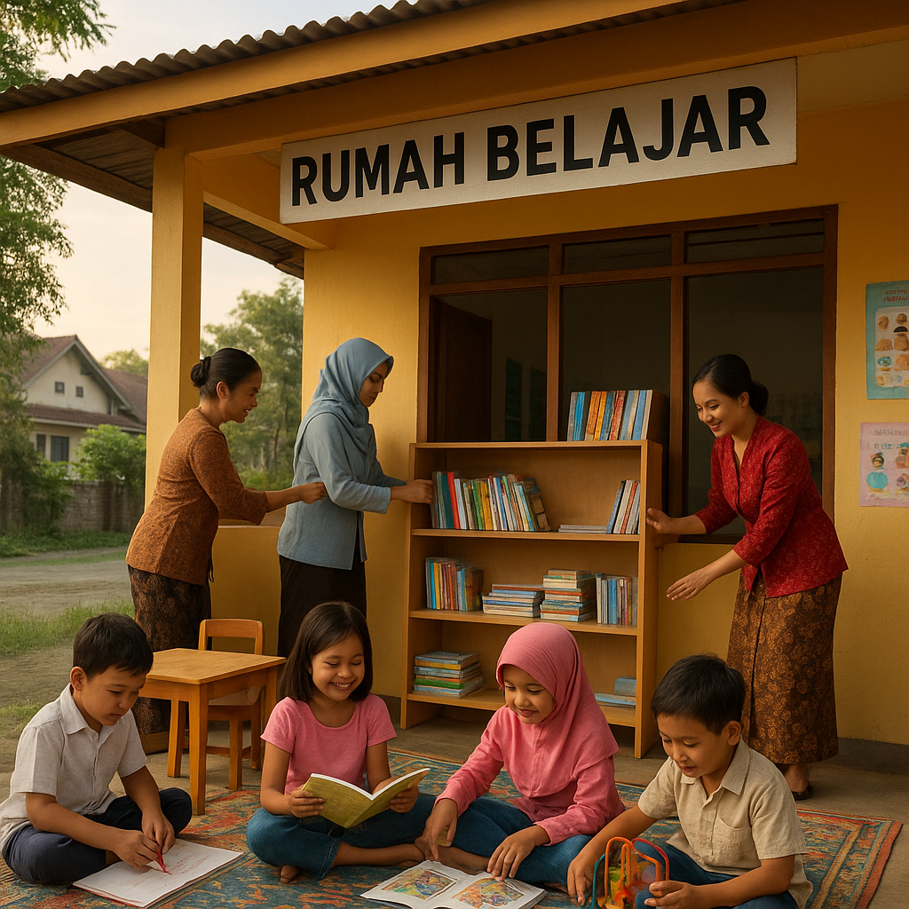 Inisiatif Komunitas Istri Prajurit Dirikan 'Rumah Belajar' Gratis untuk Anak-anak di Pinggiran Kota