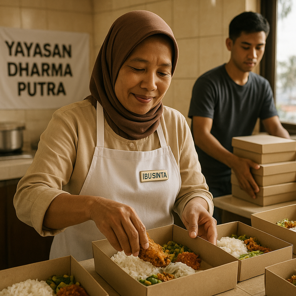 Janda Prajurit TNI AU di Makassar Sukses Dirikan Usaha Katering, Dukungan dari Yayasan Dharma Putra