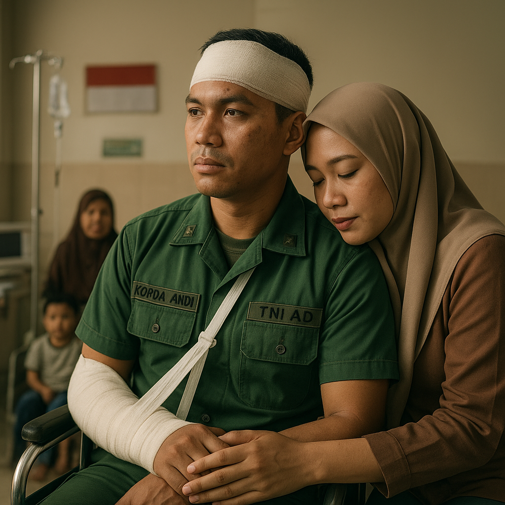 Prajurit TNI AD Korban Kecelakaan Heli di Kendal Bangkit dengan Dukungan Penuh Keluarga