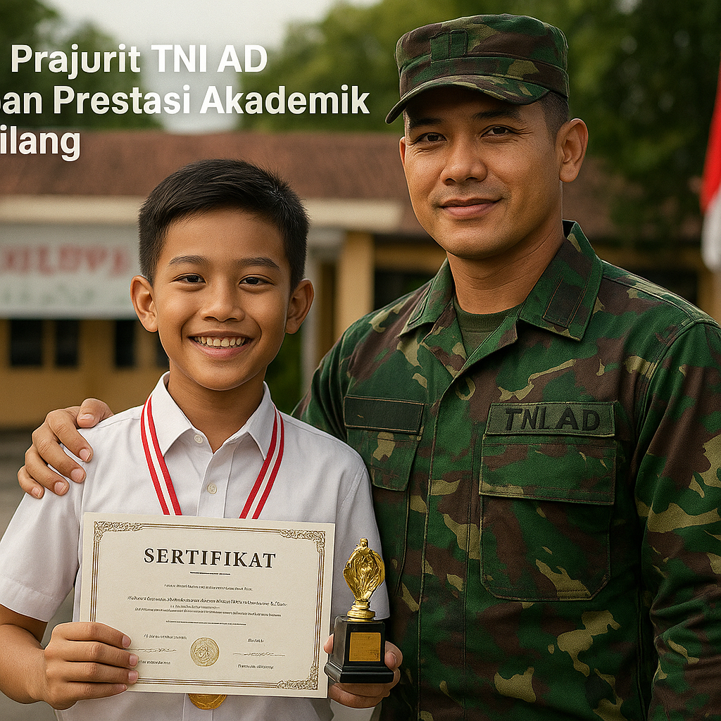 Anak Prajurit TNI AD dengan Prestasi Akademik Gemilang, Dedikasi Orang Tua di Baliknya