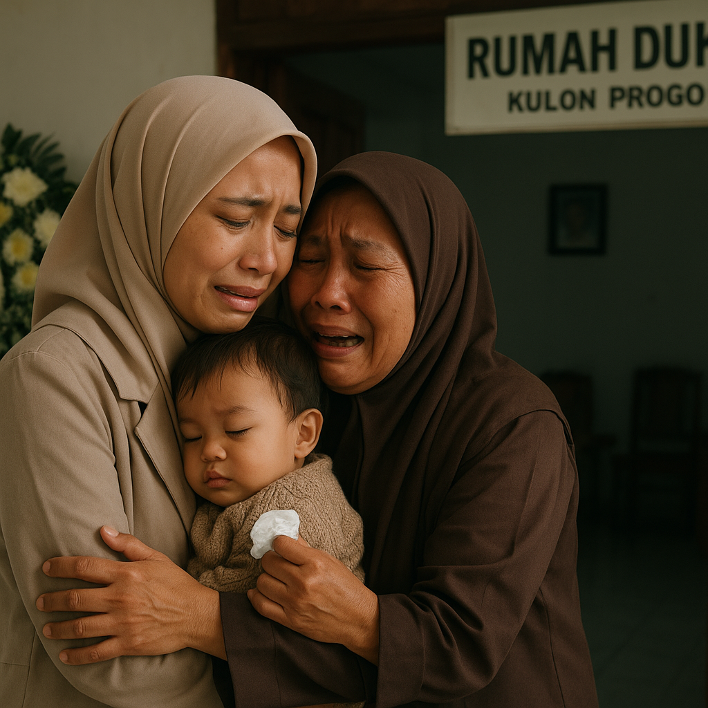Isak Tangis Pecah di Kulon Progo, Istri Praka Farizal Romadhon Tiba di Rumah Duka