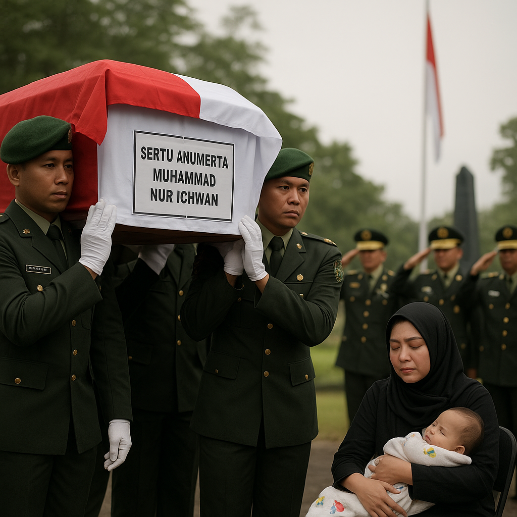 Kisah Sertu Ichwan Gugur di Lebanon, Tinggalkan Istri dan Bayi