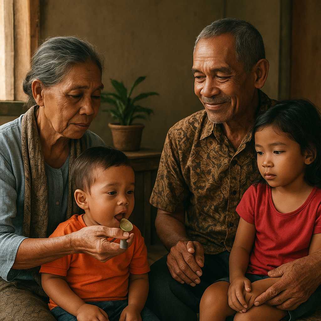 Kakek-Nenek Asuh Cucu, Dukung Anak Mereka yang Prajurit Bertugas di Daerah Terpencil