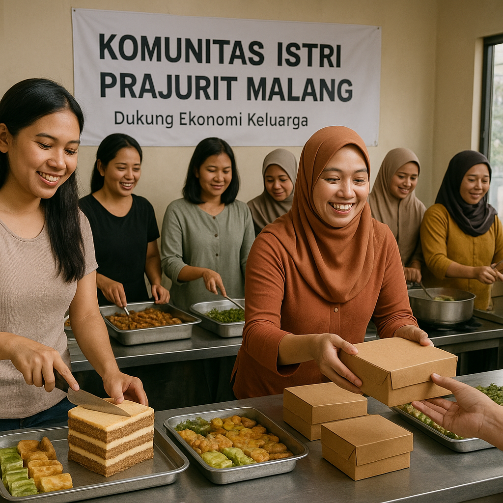 Komunitas Istri Prajurit di Malang Buka Usaha Bersama, Dukung Ekonomi Keluarga