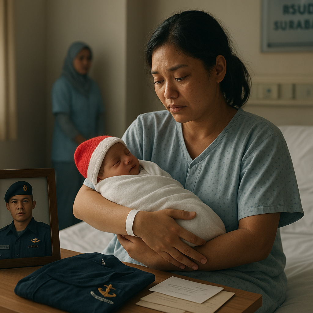 Duka Prajurit TNI AL di Lebanon: Istri Melahirkan Anak Kedua Tanpa Suami di Samping