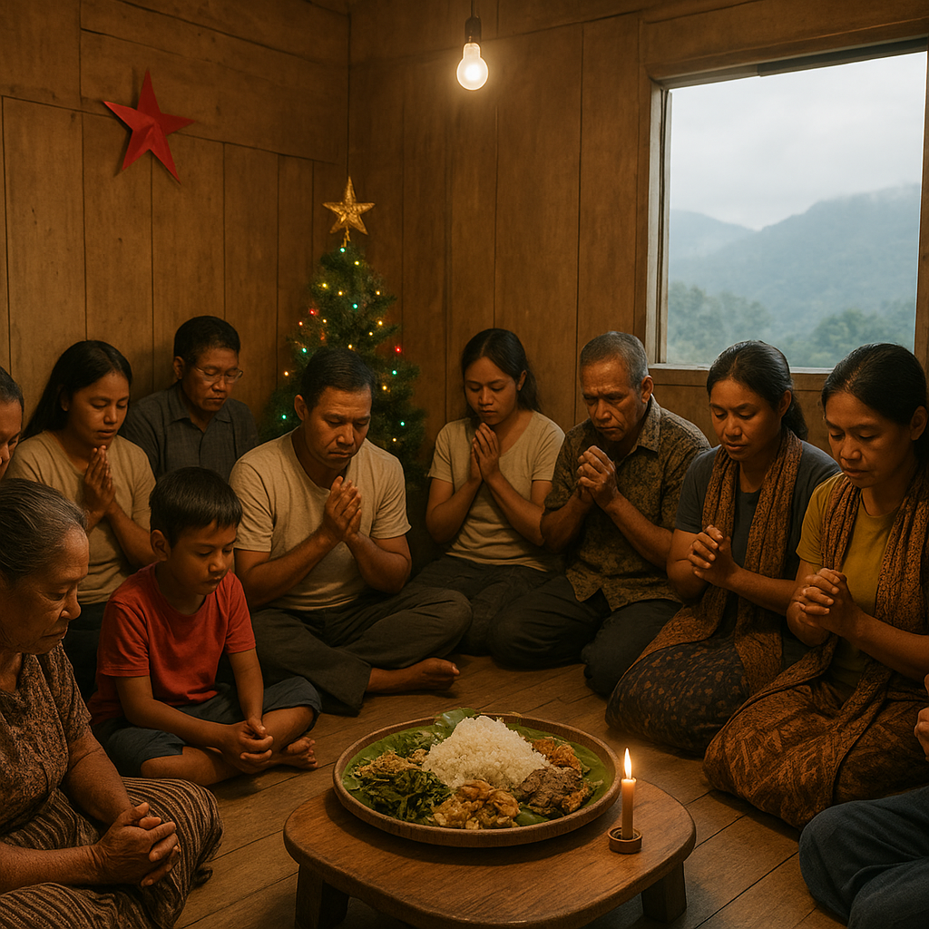 Natal Tahun Ini Terasa Berbeda: Keluarga Prajurit TNI di Daerah Konflik Rayakan dengan Doa untuk Perdamaian