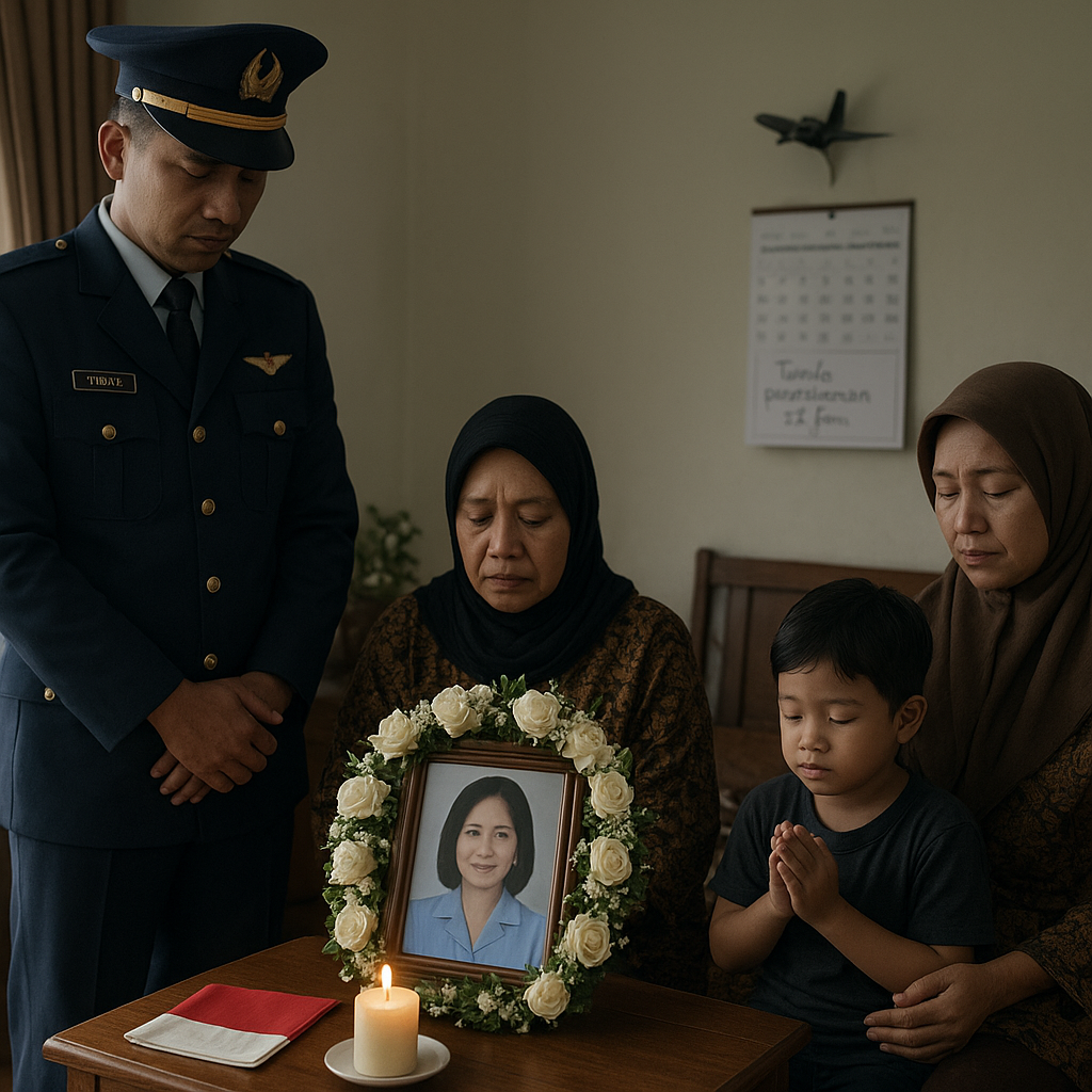Duka di Balik Tugas: Istri Prajurit TNI AU Meninggal Saat Suami Sedang Terbang Misi Kemanusiaan di Gaza, Jenazah Ditunggu 72 Jam Demi Penghormatan Terakhir