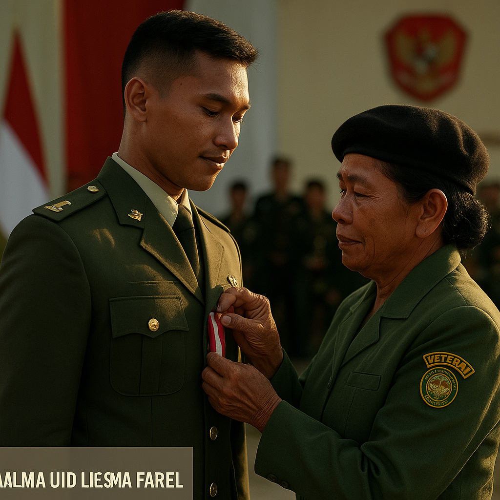 Upacara Kelulusan Anak Prajurit di Sorong, Diwakili Sang Ibu yang Juga Veteran