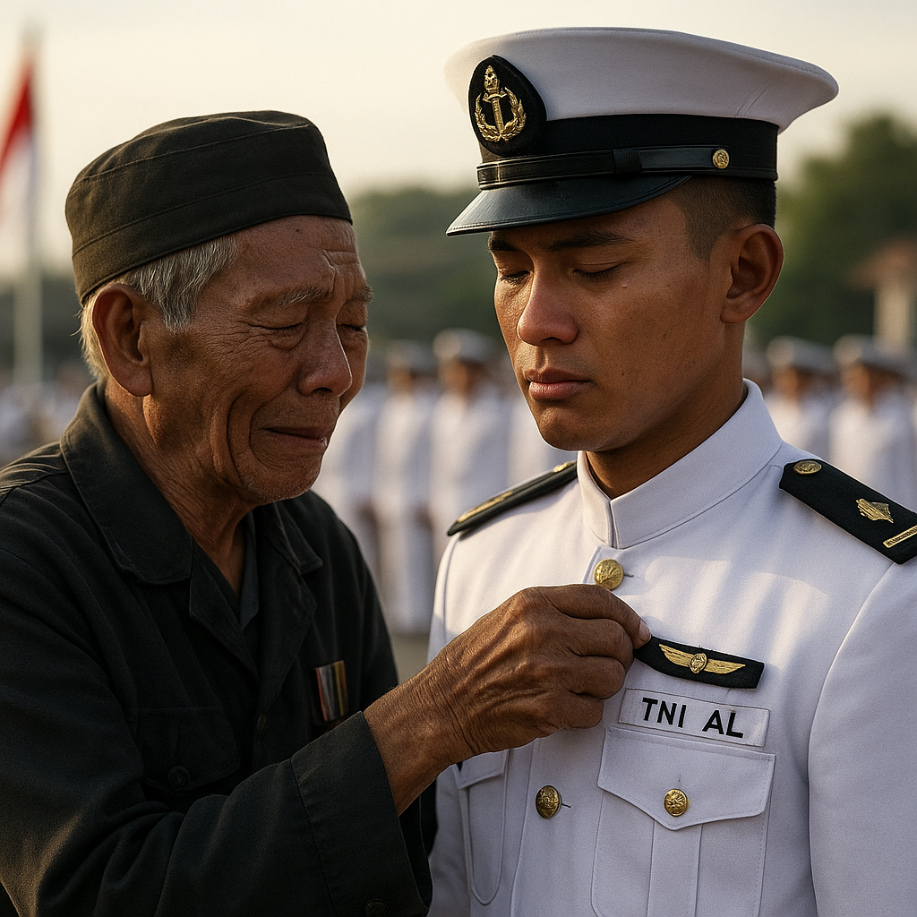 Kakek Veteran dan Cucu Prajurit TNI AL: Kisah Pengabdian Lintas Generasi