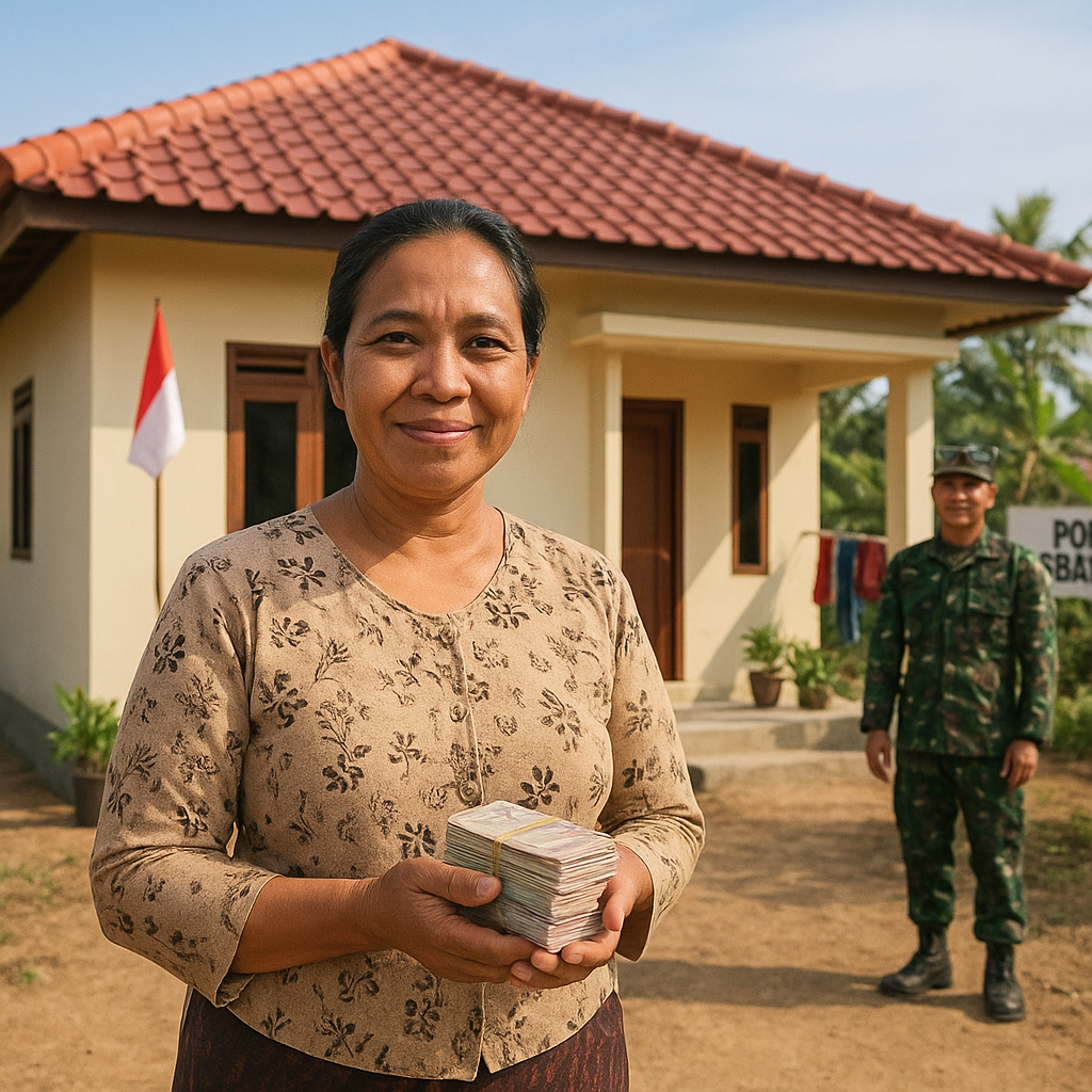 Istri Prajurit TNI di Perbatasan Rajin Menabung, Berhasil Bangun Rumah dari Uang Saku Ditabung