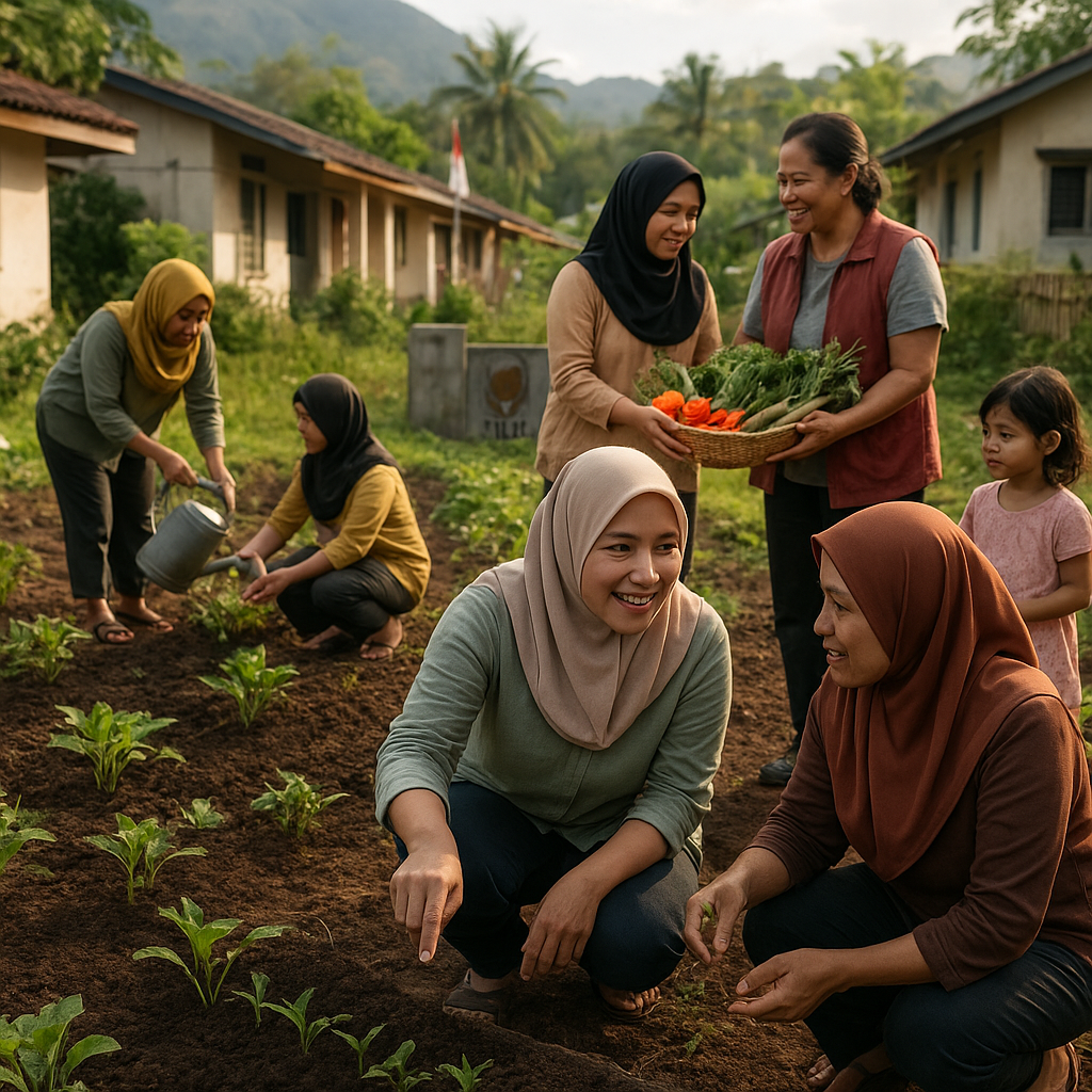 Keluarga Prajurit TNI AD di Papua Manfaatkan Lahan Kosong untuk Ketahanan Pangan, Hasilnya Dibagi ke Tetangga