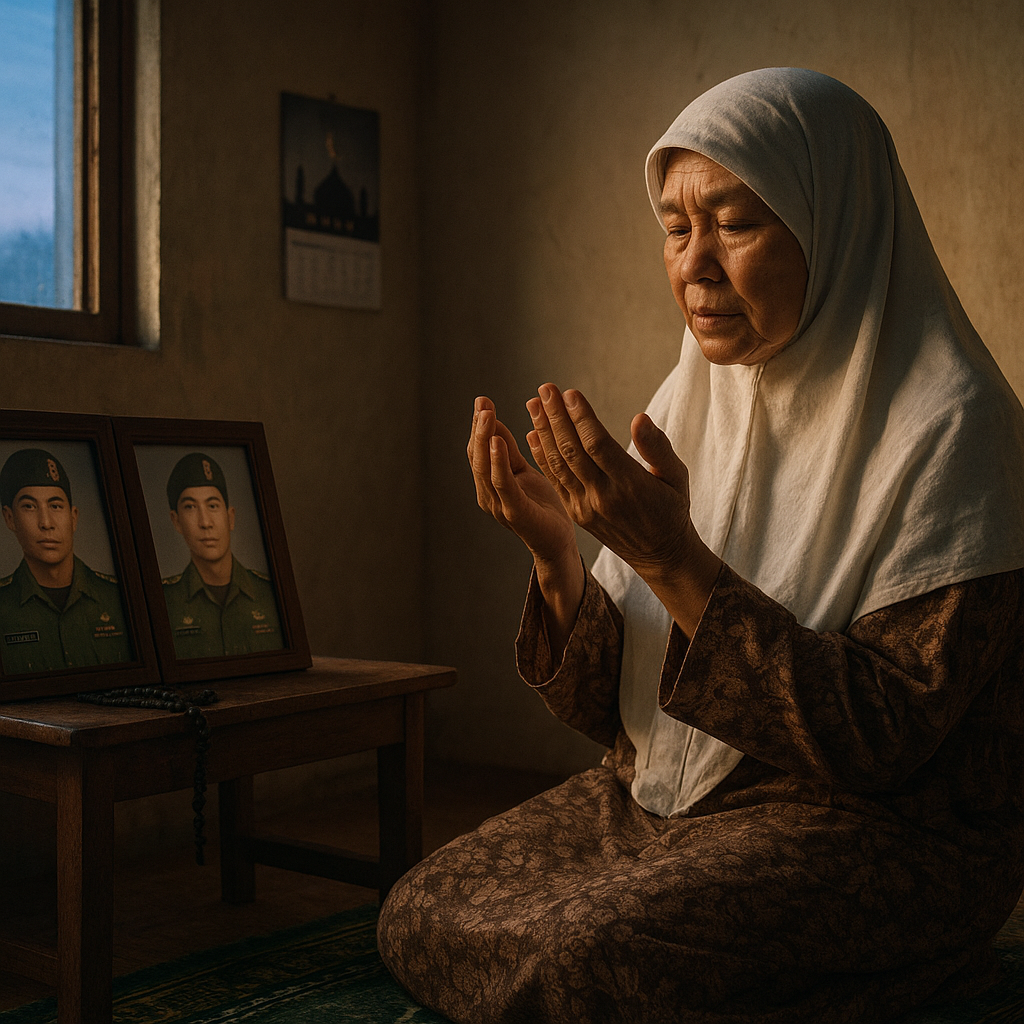 Ibu dari Dua Prajurit TNI di Mamuju: Doa adalah Senjataku