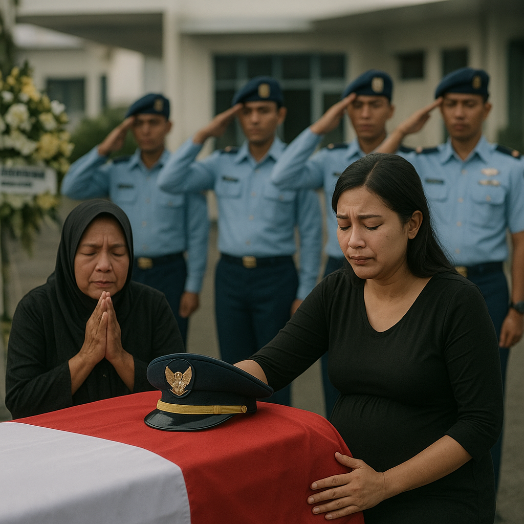 Doa dari Rahim Ibu: Kisah Prajurit TNI AU Gugur saat Istri Berbadan Dua