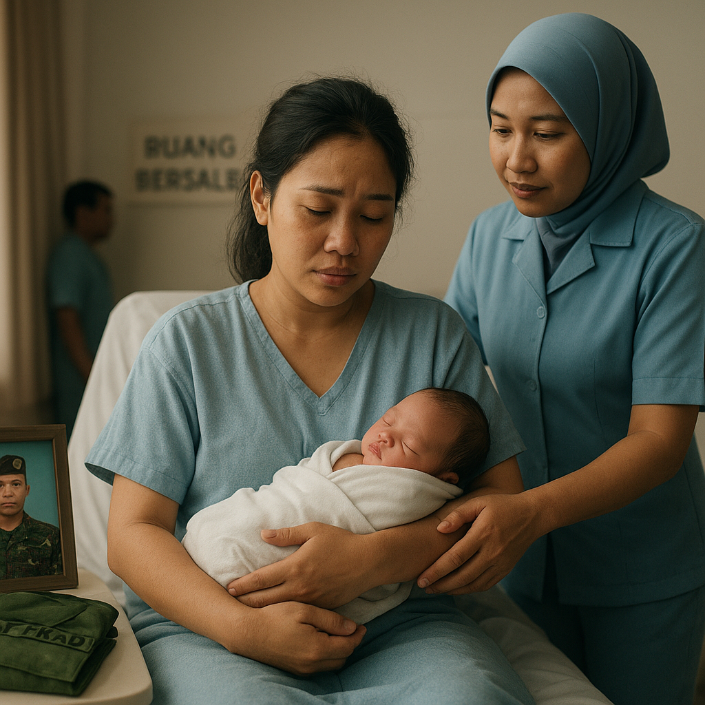 Kepulangan yang Tertunda: Kisah Istri Prajurit yang Melahirkan Saat Suami Bertugas Perbatasan
