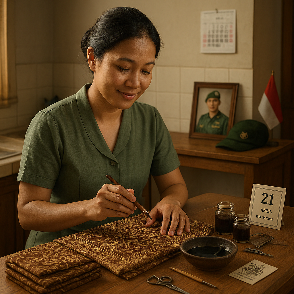 Kejutan Hari Kartini: Istri Prajurit TNI AD Buka Usaha Batik dari Dapur Rumah Dinas