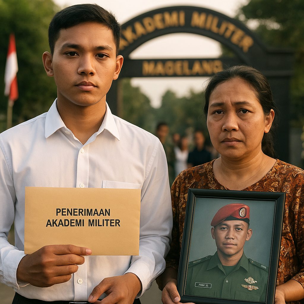 Anak Prajurit Gugur di Papua Raih Beasiswa Penuh Akademi Militer: 'Saya Ingin Melanjutkan Perjuangan Ayah'