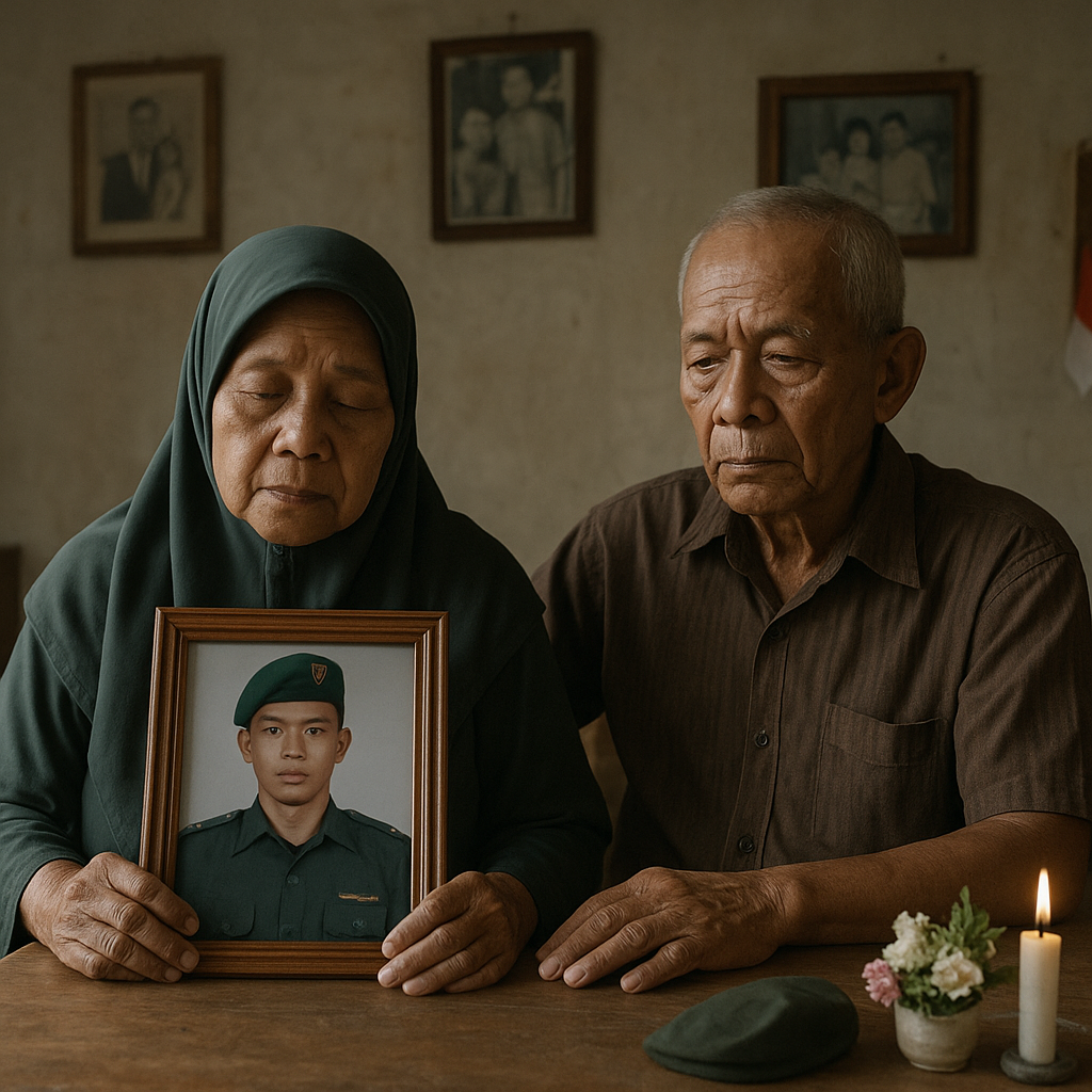 Perjuangan Orang Tua Lansia yang Anak Tunggalnya Gugur Sebagai Prajurit