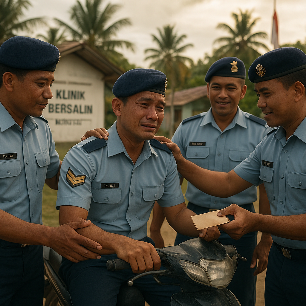 Prajurit TNI AU di Morotai Rela Jual Motor Demi Biayai Persalinan Istri