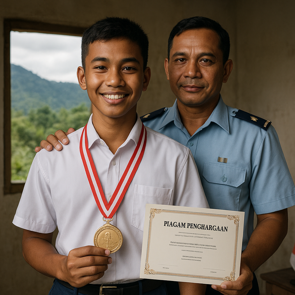 Anak Prajurit TNI AU Raih Prestasi Juara Olimpiade Sains, Hadiah untuk Ayah di Medan Tugas