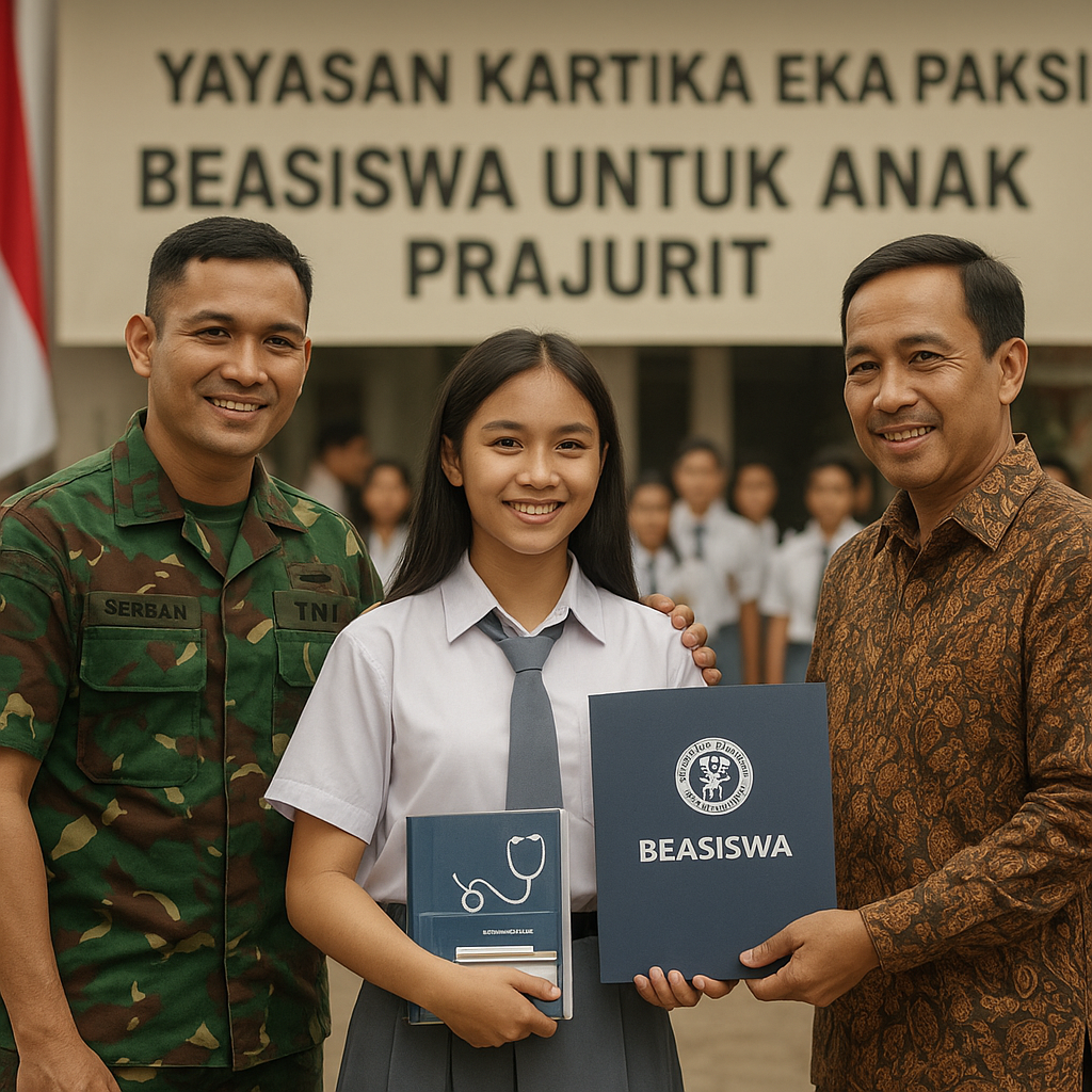 Anak Prajurit TNI yang Bermimpi Jadi Dokter Dapat Beasiswa hingga Lulus SMA dari Yayasan TNI
