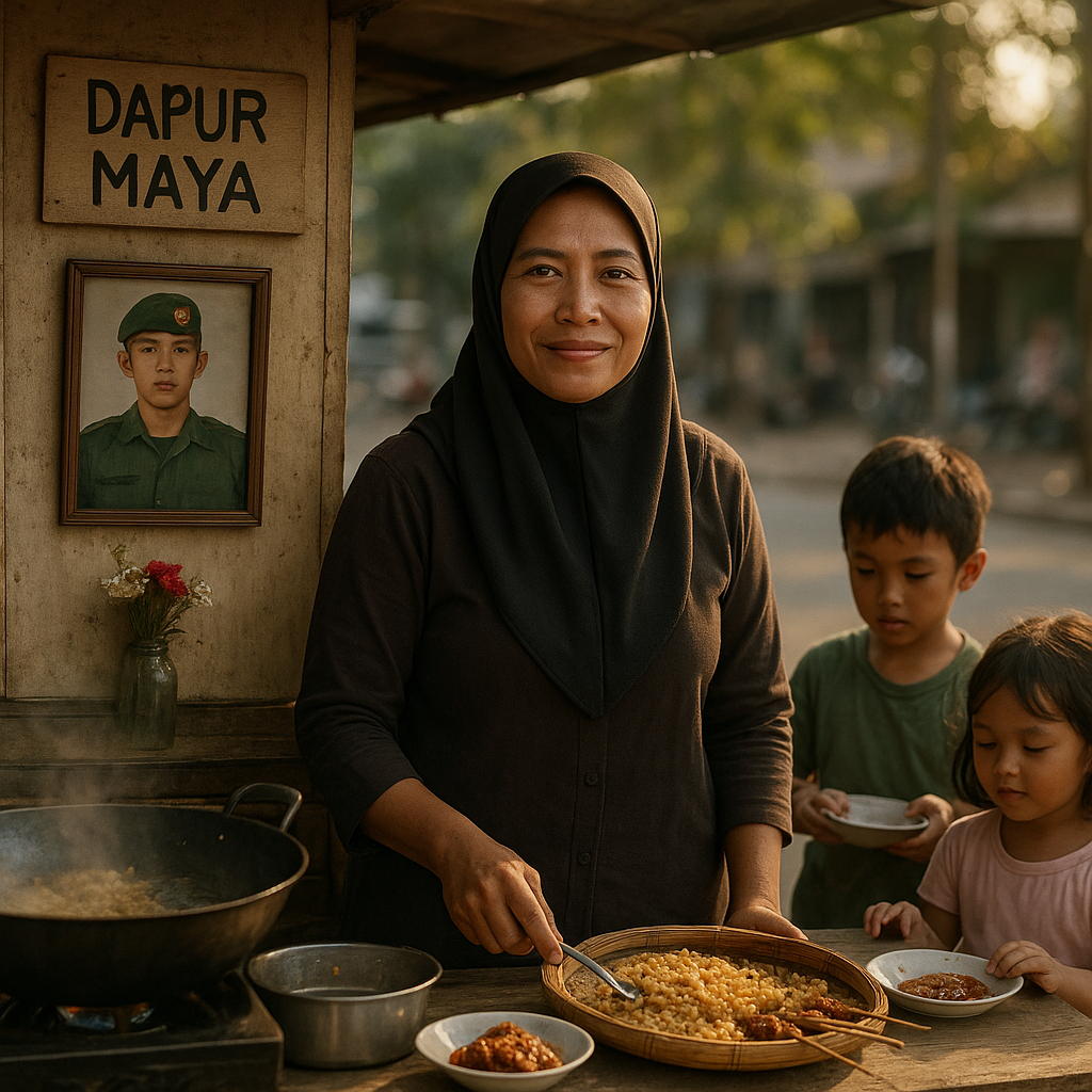 Duka dan Semangat: Kisah Janda Prajurit TNI yang Bangun Usaha Kuliner Sendiri