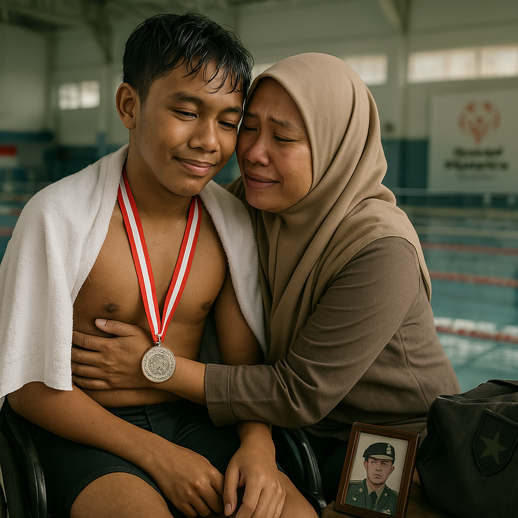Anak Prajurit TNI dengan Disabilitas Raih Prestasi di Olimpiade Khusus, Dedikasi Ibu sebagai Tulang Punggung