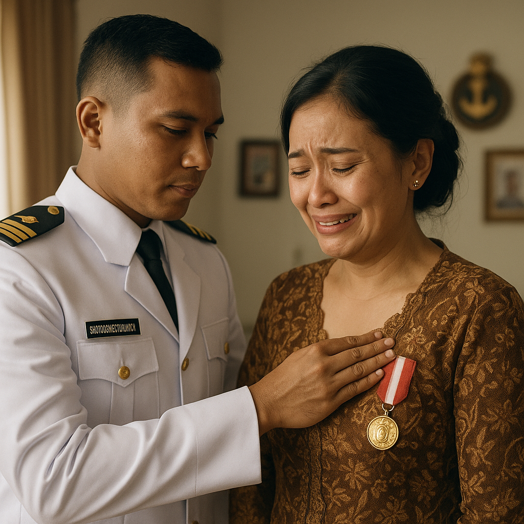 Kasih Sayang di Balik Seragam: Prajurit TNI AL Kejutkan Istri dengan Medali Kehormatan di Hari Valentine