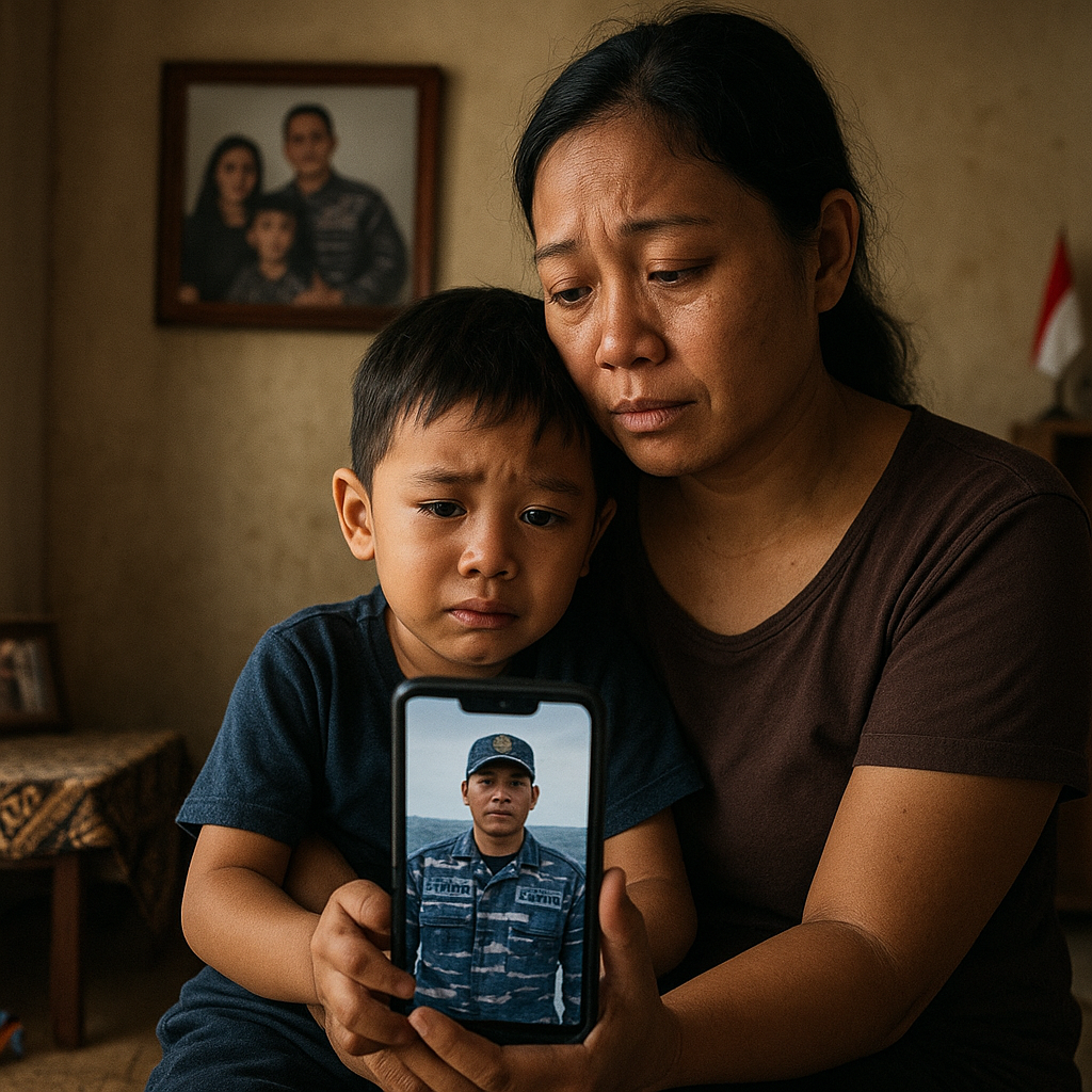 Kisah Haru Anak Prajurit TNI AL yang Menanti Ayah Pulang dari Tugas di Kapal Perang