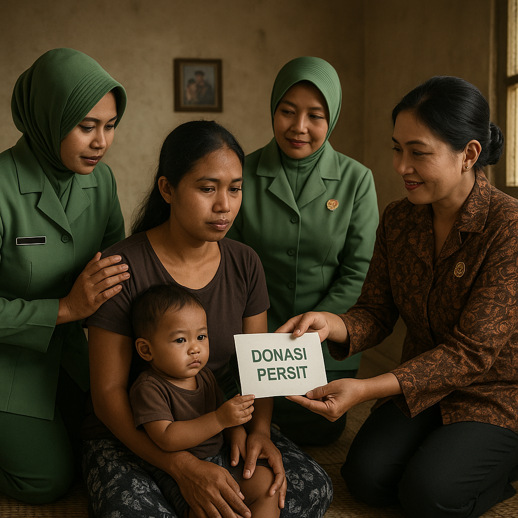 Persit Kartika Chandra Kirana Galang Donasi untuk Keluarga Prajurit Gugur di Papua