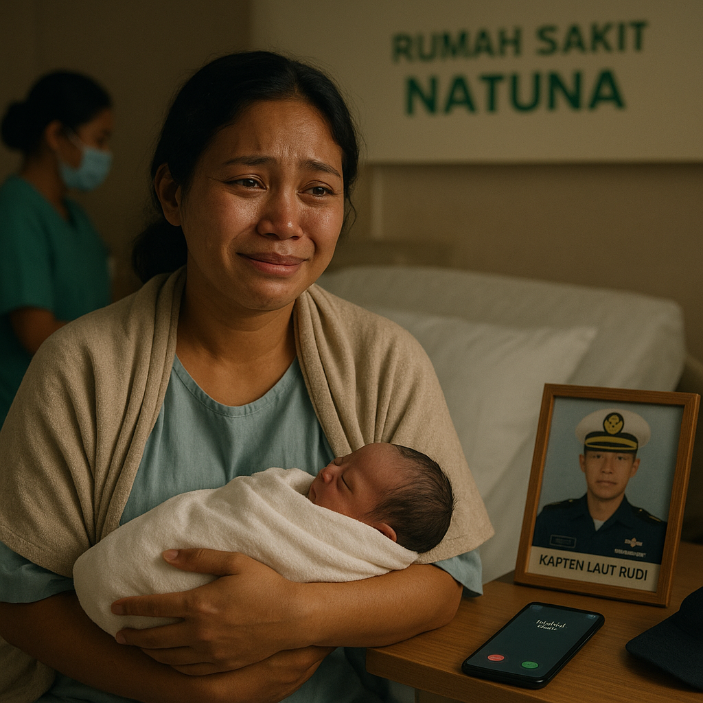 Melahirkan Tanpa Suami, Istri Prajurit TNI AL di Natuna Berjuang Sendiri
