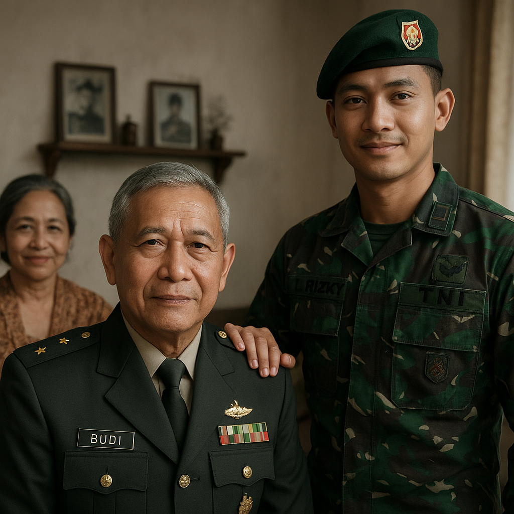 Dua Generasi TNI: Ayah dan Anak Sama-sama Mengabdi di Medan Laga yang Berbeda