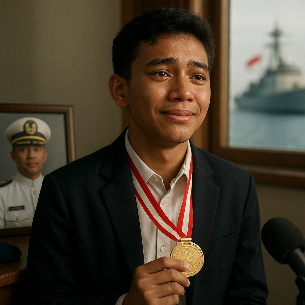 Anak Prajurit TNI AL Peraih Emas Olimpiade Sains: 'Ayah di Laut, Tapi Doanya Sampai ke Saya'