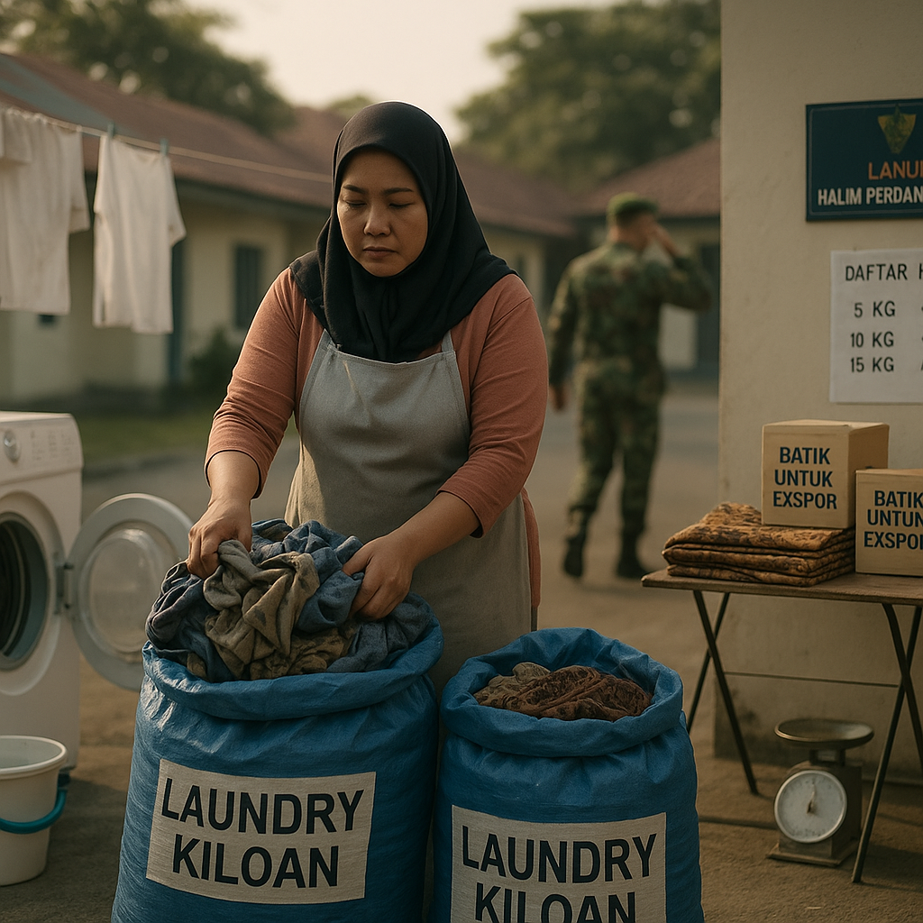 Perjuangan Ekonomi Istri Prajurit TNI AU di Halim Perdanakusuma: Dari Laundry hingga Ekspor Batik