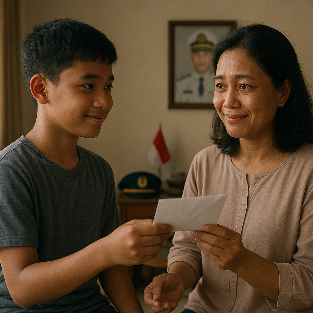 Hari Ibu: Surat Anak Prajurit TNI AL kepada Ibu yang Jadi Ayah dan Ibu Sekaligus