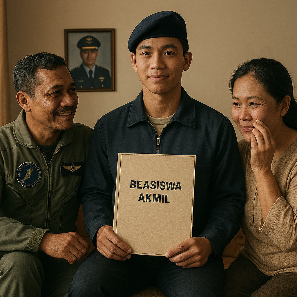 Putra Penerbang TNI AU Raih Beasiswa Akmil, Ikuti Jejak Ayah