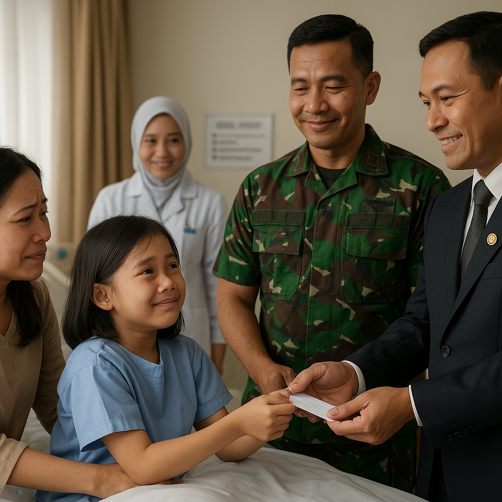 Anak Prajurit TNI AD Penderita Gangguan Ginjal Jalani Transplantasi Berkat Bantuan Yayasan TNI