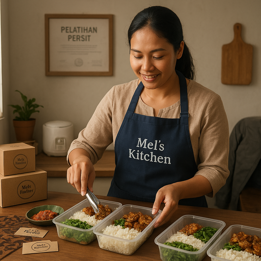 Kisah Istri Prajurit TNI AU Dirikan Usaha Katering untuk Dukung Ekonomi Keluarga Selama Suami Tugas Luar Kota