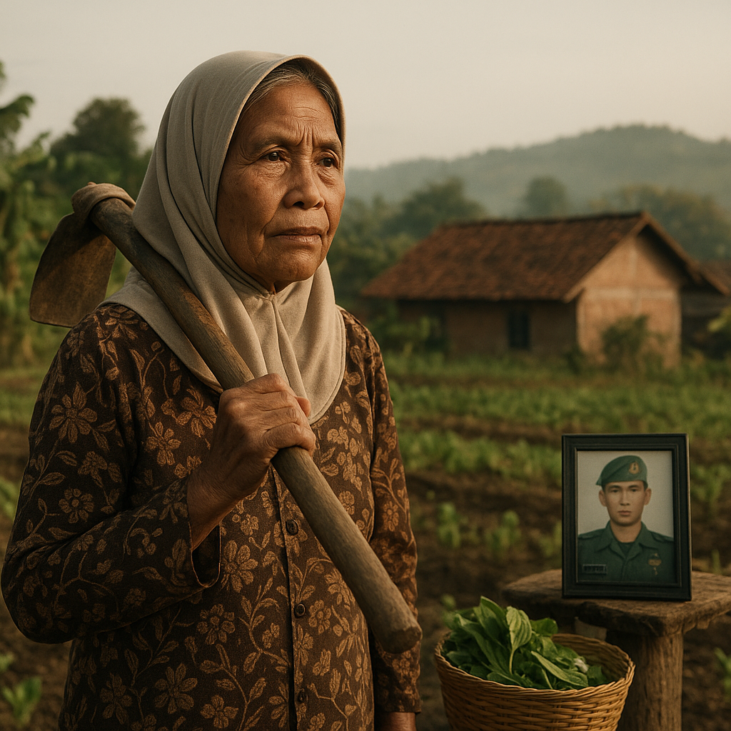 Ibu dari Prajurit TNI AD Berjuang Hidup Sendiri, Tetap Semangat Menanti Pulang Anaknya dari Perbatasan