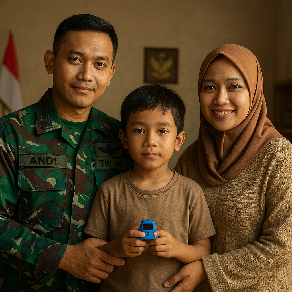 Keluarga Prajurit TNI AU Adopsi Anak Korban Gempa Cianjur, 'Dia Bagian dari Kami Sekarang'