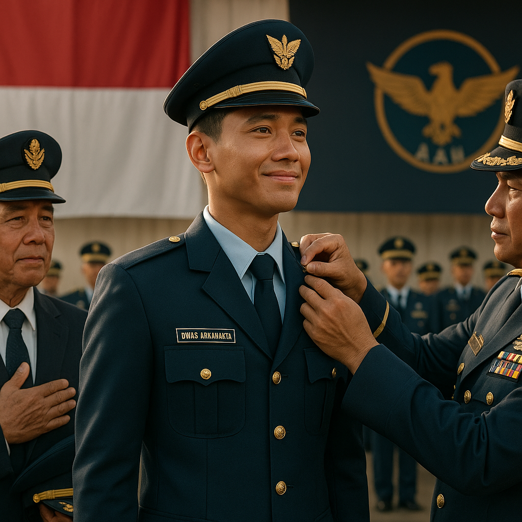 Anak Prajurit TNI AU Terinspirasi Ayah, Kini Jadi Karbol AAU