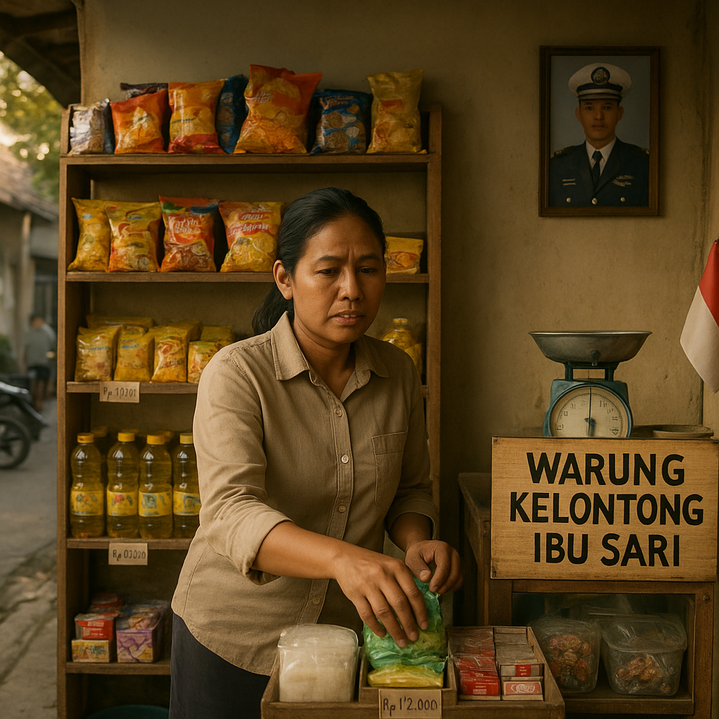 Istri Prajurit TNI AL Buka Warung Kelontong demi Bertahan Hidup Saat Suami Bertugas di Natuna Selama 8 Bulan