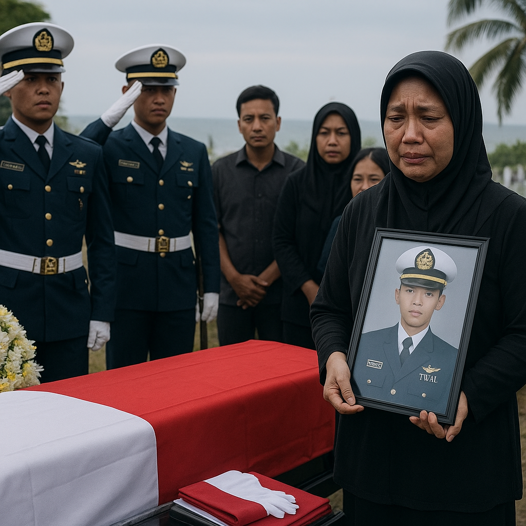 Orang Tua Prajurit TNI AL Gugur Saat Latihan: 'Saya Bangga Anak Saya Meninggal Saat Mengabdi untuk Negara'